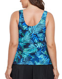 Summervivi-Leopard Print Stitching One-piece Swimsuit Sexy Lace Up One Shoulder Standard Size Swimsuit